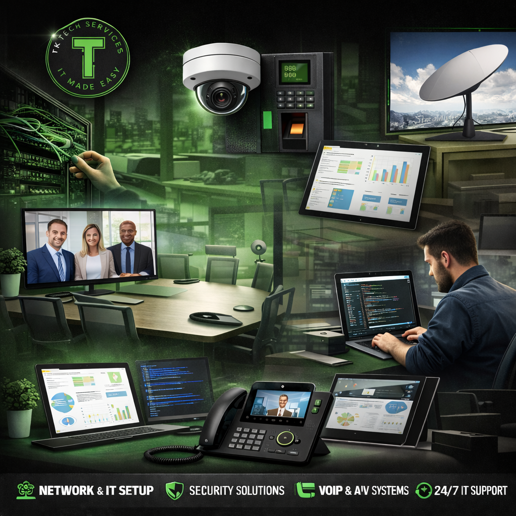 How TK Tech Services Helps You Set Up Your Office or Small Business the Right Way