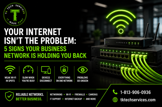 Your Internet Isn’t the Problem: 5 Signs Your Business Network Is Holding You Back