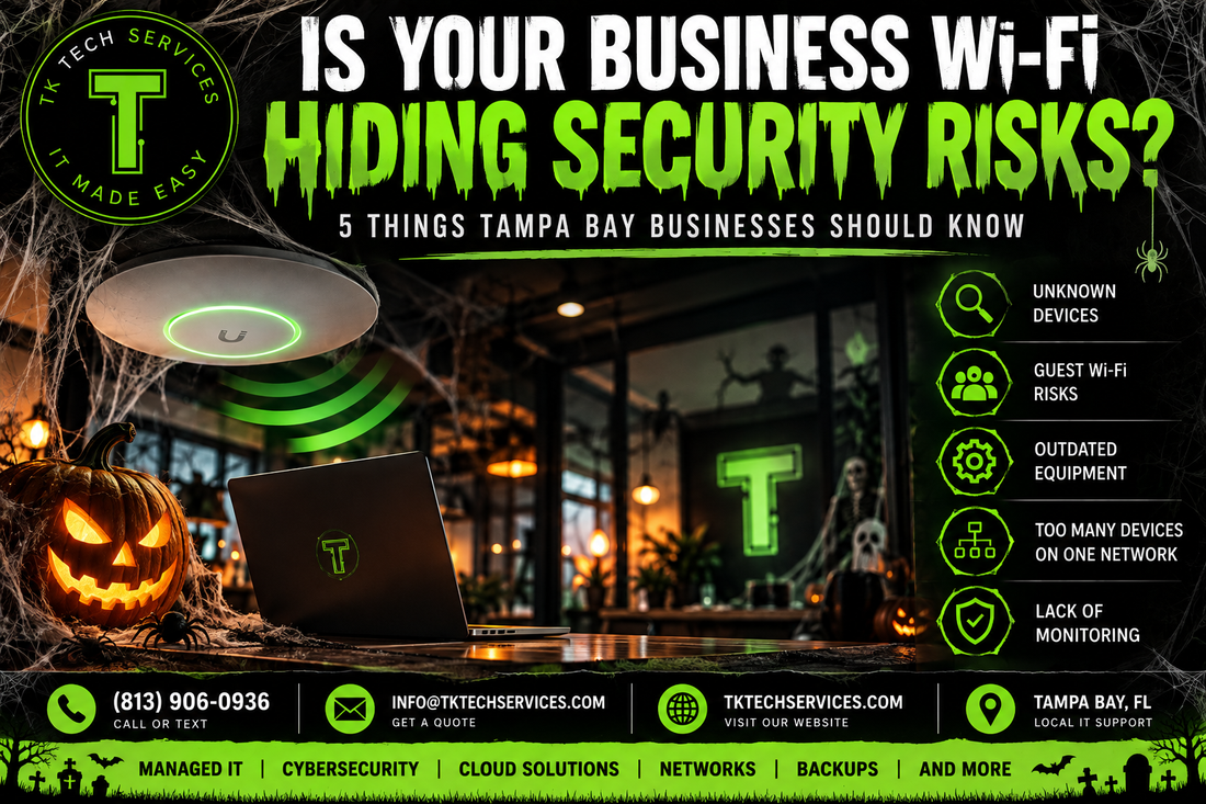 Is Your Business Wi-Fi Hiding Something Scary? 5 Spooky Network Security Risks Tampa Bay Businesses Shouldn't Ignore